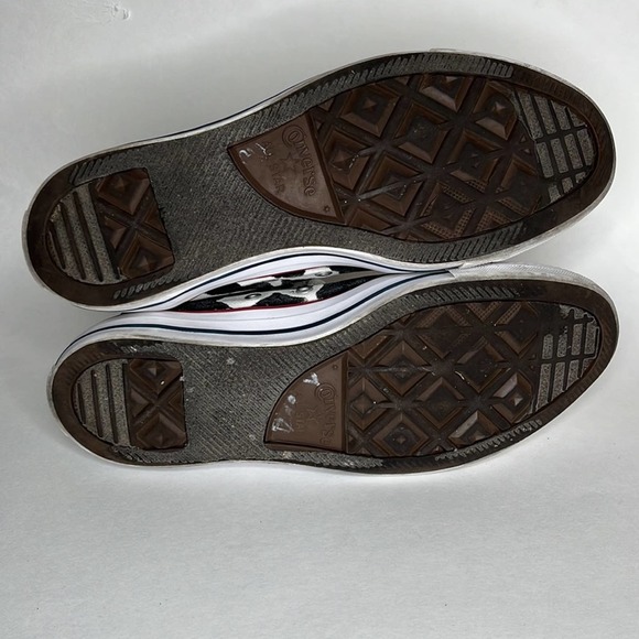 Converse Black and White Cow Print Sneakers - Picture 12 of 12